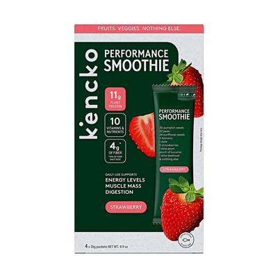 Performance superfood smoothie strawberry