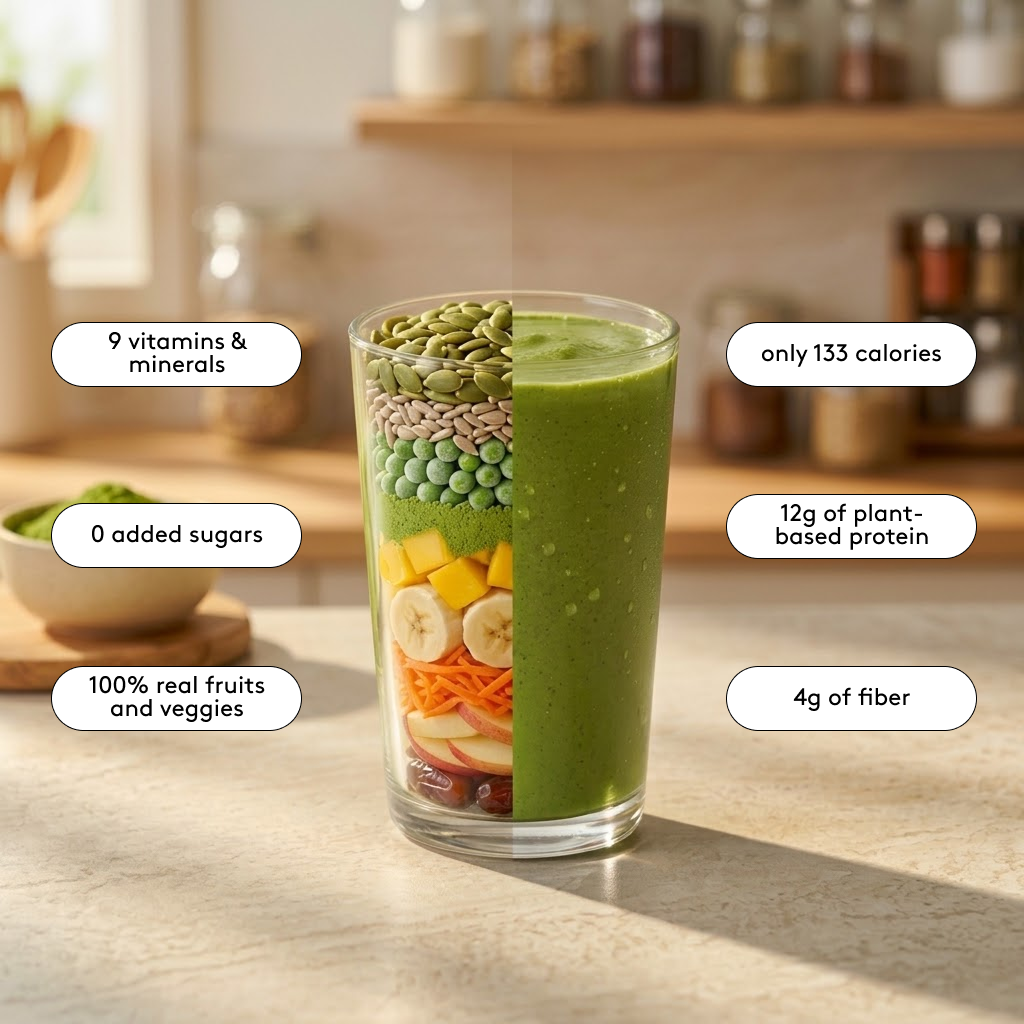 Performance superfood smoothie matcha